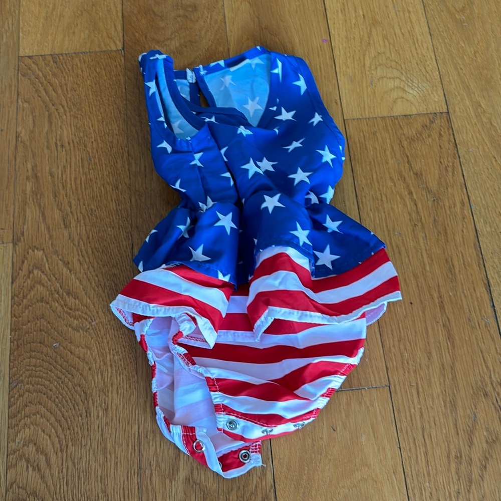 Kids Red White and Blue Onsie